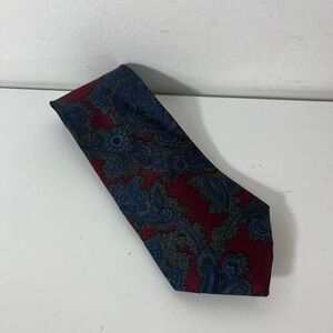 Yves Saint Laurent Vintage Paisley Mens Neck Tie Necktie